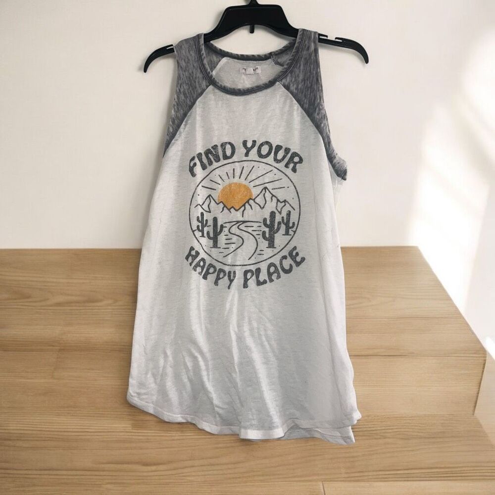 Grayson Threads Find Your Happy Place Sz Large Ta… - image 3